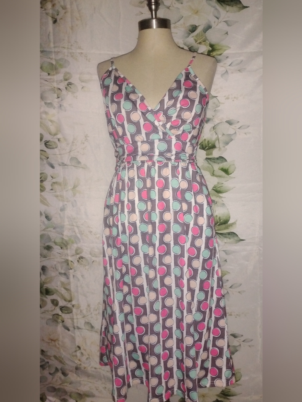 5For$12 Polka Dot And Stripes Dress